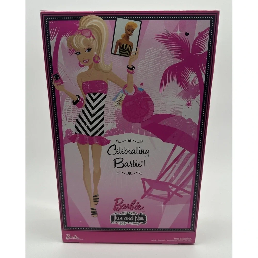 2009 MATTEL BARBIE THEN & NOW BATHING SUIT TARGET EXCLUSIVE P8038 NEW